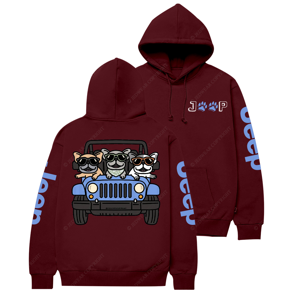 Blue Cars Frenchies Jp Casual Hoodie