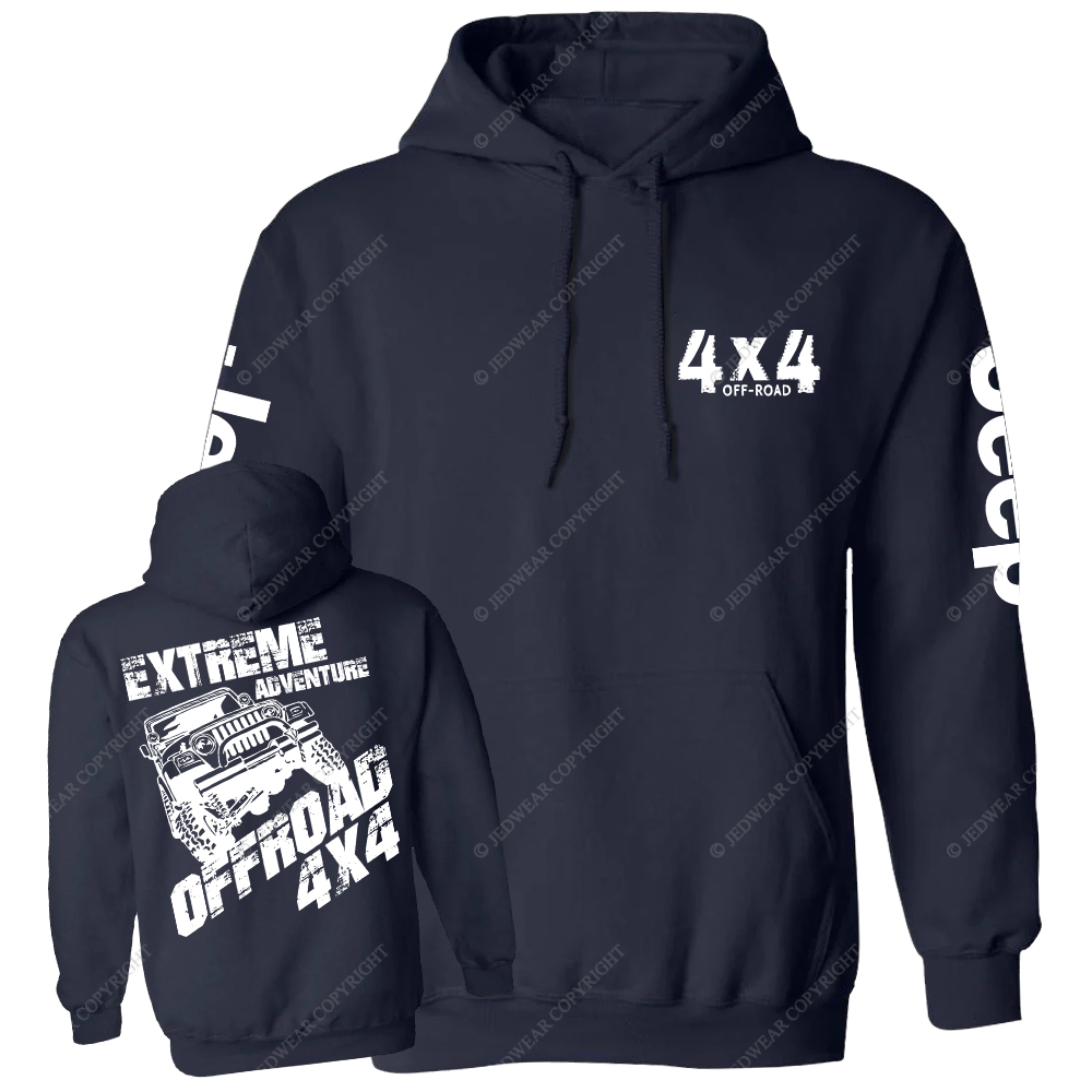 Extreme Adventure Offroad 4x4 Jp Casual Hoodie
