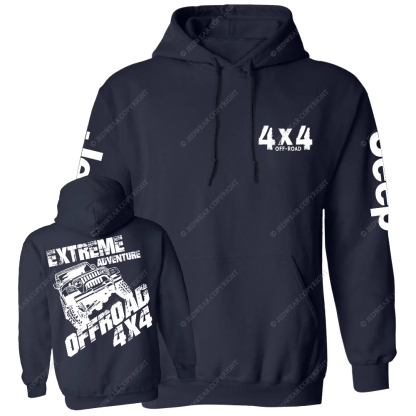 Extreme Adventure Offroad 4x4 Jp Casual Hoodie