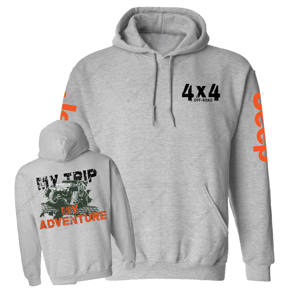 My Trip My Adventure Offroad 4x4 Jp Casual Hoodie