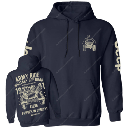 Army Ride Military Off Road 1991 Jp Casual Hoodie