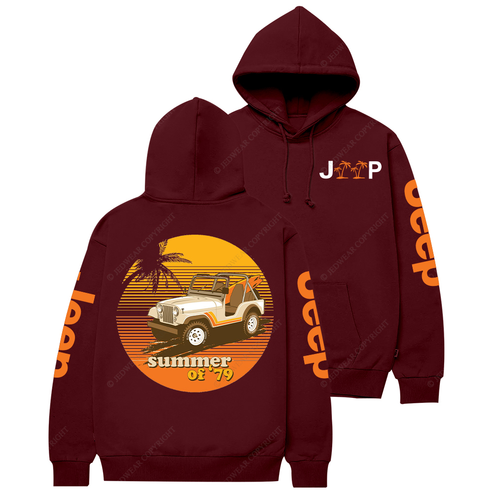 Summer Beach Surf Jp Casual Hoodie
