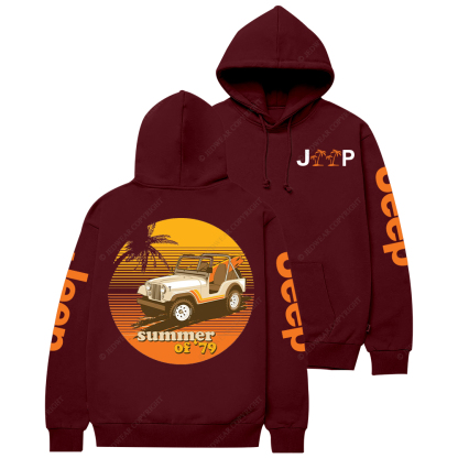 Summer Beach Surf Jp Casual Hoodie