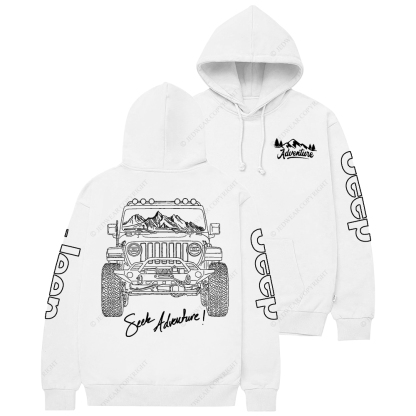 JL Hand-Painted Line Design Jp Casual Hoodie