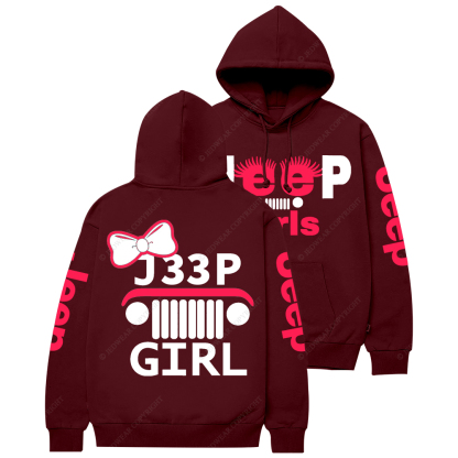 Pink Jp Girl Casual Hoodie