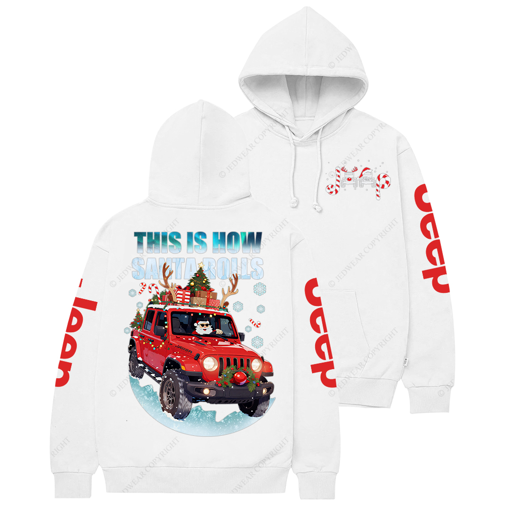 This Is How Santa Rolls Jp Casual Hoodie