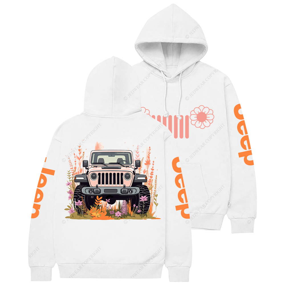 Here Is A Pink Car With A Black Top Parked In The Grass Jp Casual Hoodie