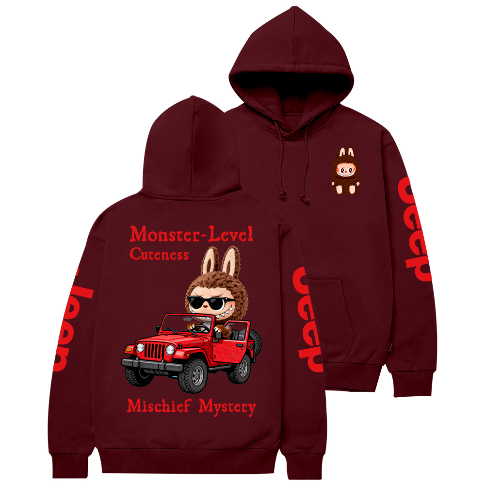 Monster-Level Cuteness Mischief  Mystery Labubu Jp Casual Hoodie