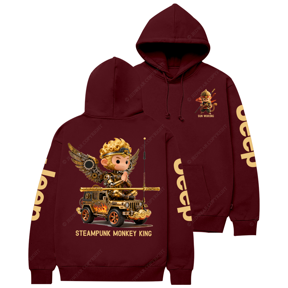 Steampunk Monkey King Jp Casual Hoodie