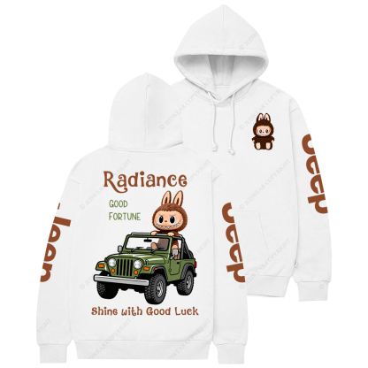 Radiance Good Fortune Shine with Good Luck Jp Casual Hoodie