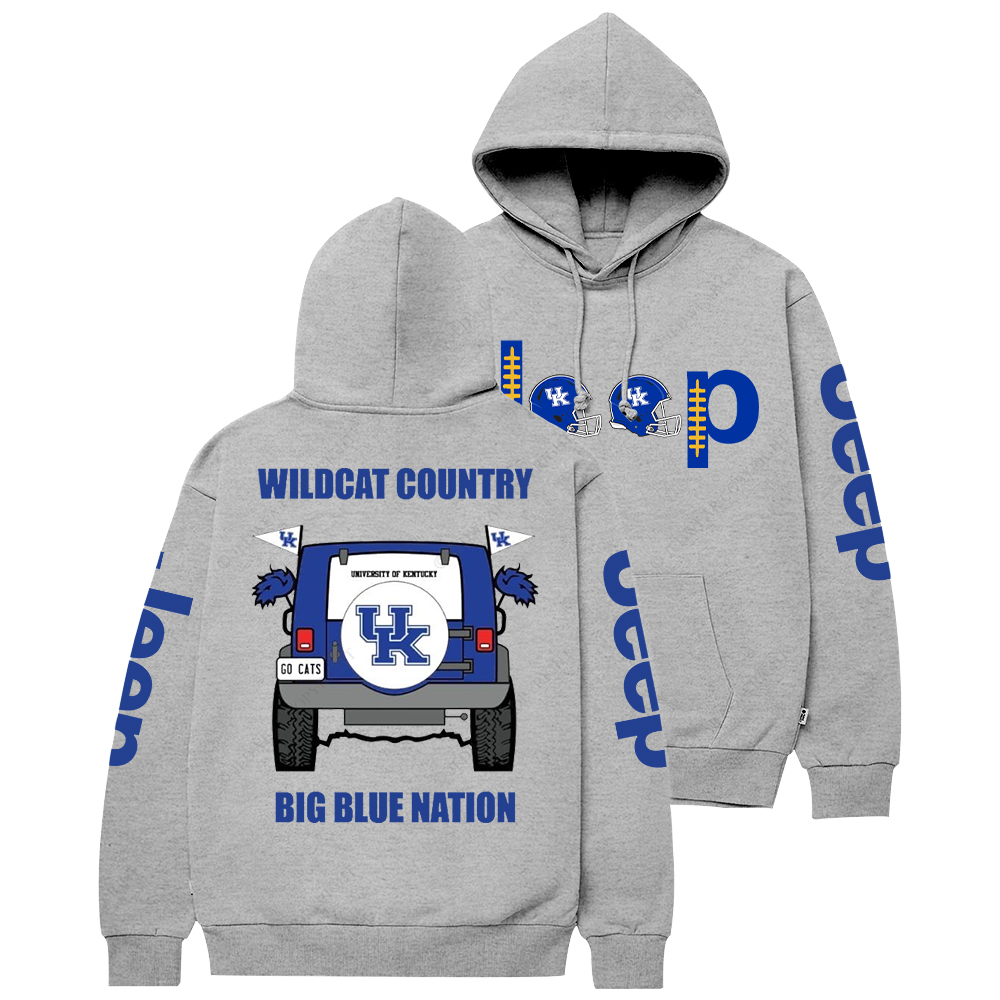 Kentucky Wildcat Country Big Blue Nation Jp Casual Hoodie