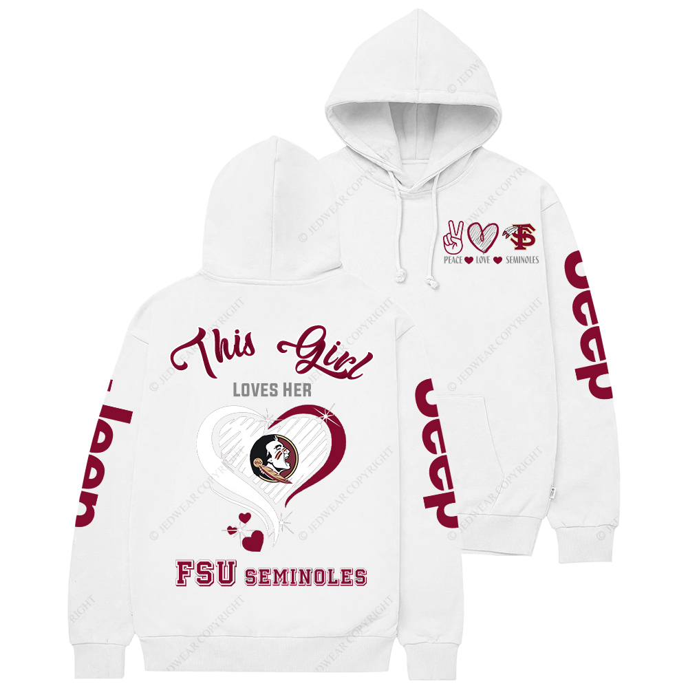 This Girl Loves Her FSU Seminoles Jp Casual Hoodie