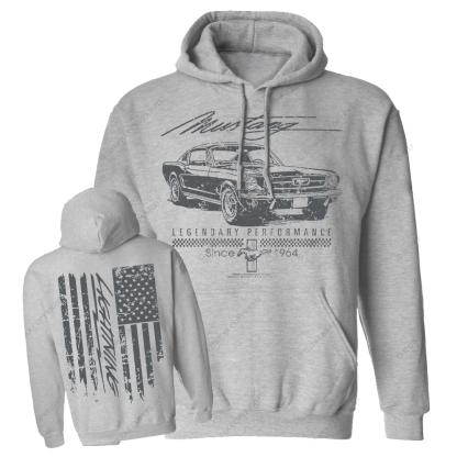 Mustang Legendary Performance Since 1964 FJ Casual Hoodie