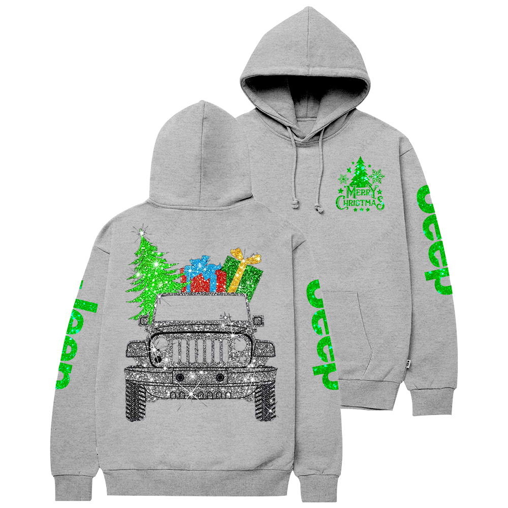 Merry Christmas Bling Jp Casual Hoodie