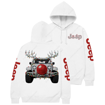 Grey Trendy Christmas Crochet Pattern Jp Casual Hoodie