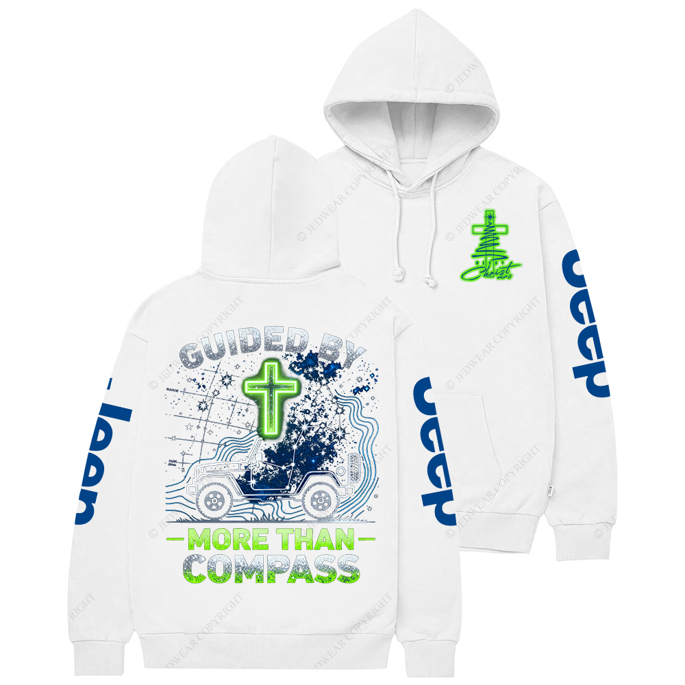 Guide By More Than Compass Jesus Jp Casual Hoodie