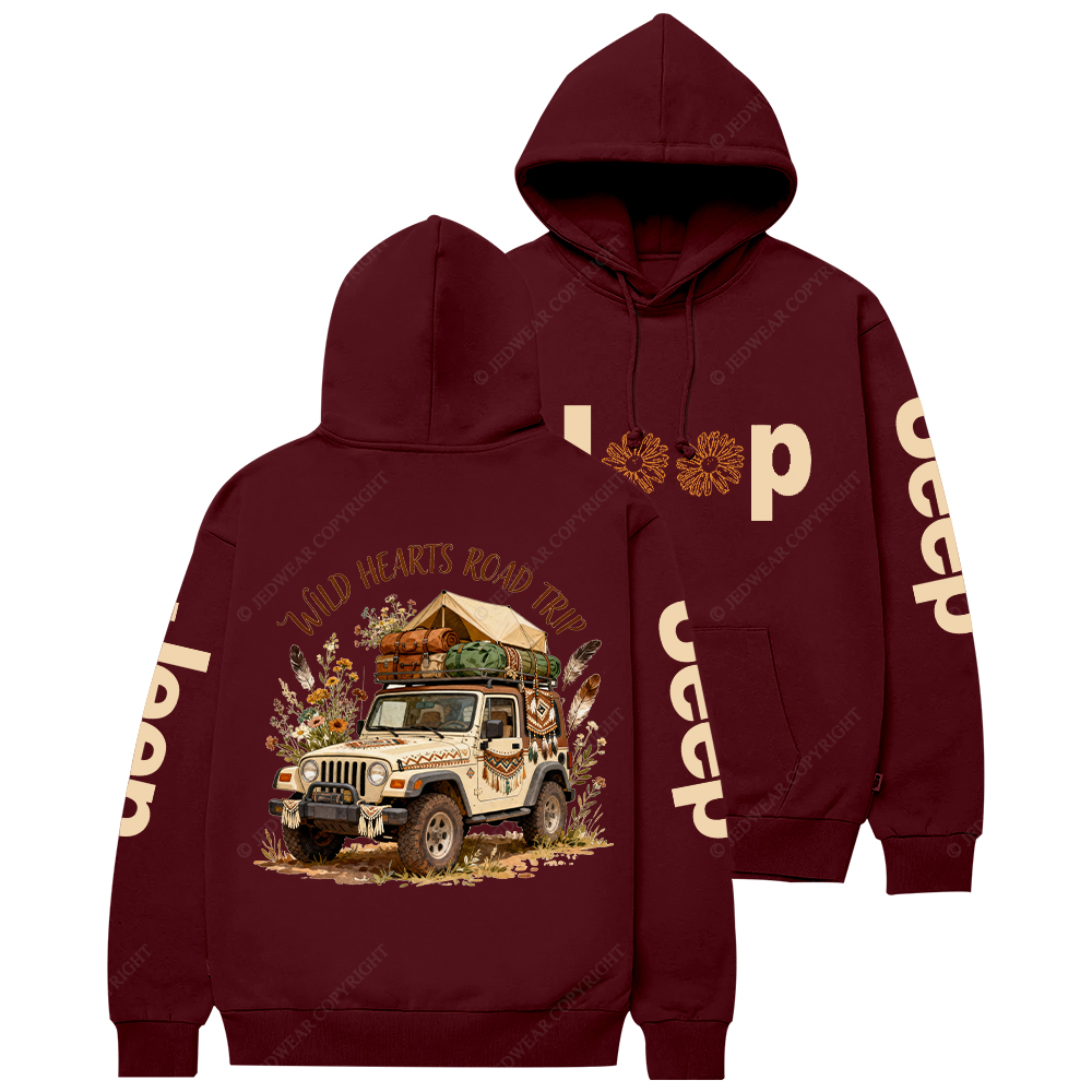 Wild Hearts Road Trip Jp Casual Hoodie