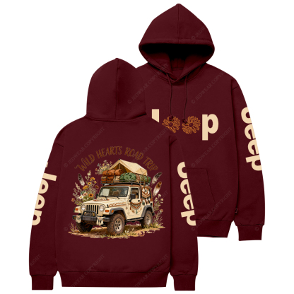 Wild Hearts Road Trip Jp Casual Hoodie