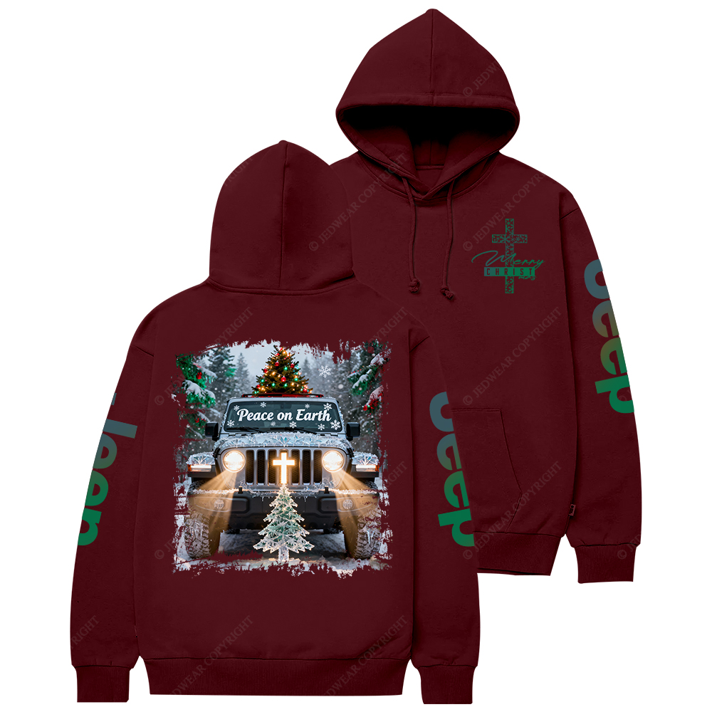 Merry Christmas Peace On Earth Jp Casual Hoodie