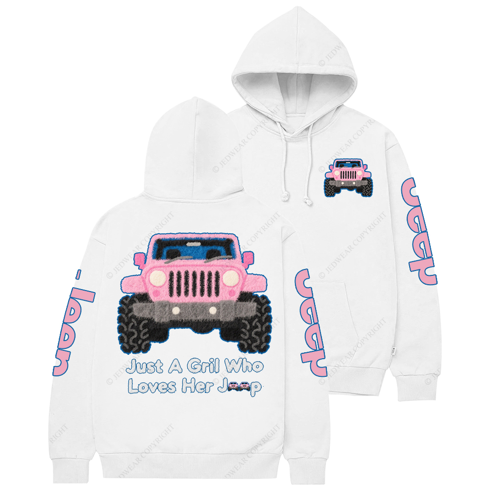 Just A Girl Who Loves A Car Jp Casual Hoodie
