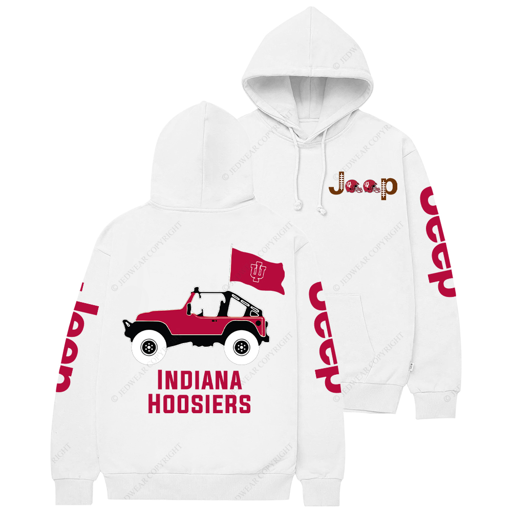 Indiana Hoosiers Football Jp Casual Hoodie