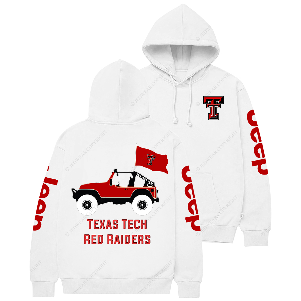 Texas Tech Red Raiders Football Jp Casual Hoodie