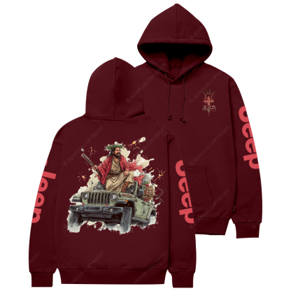 Religion Jesus Is King Cross Jp Casual Hoodie