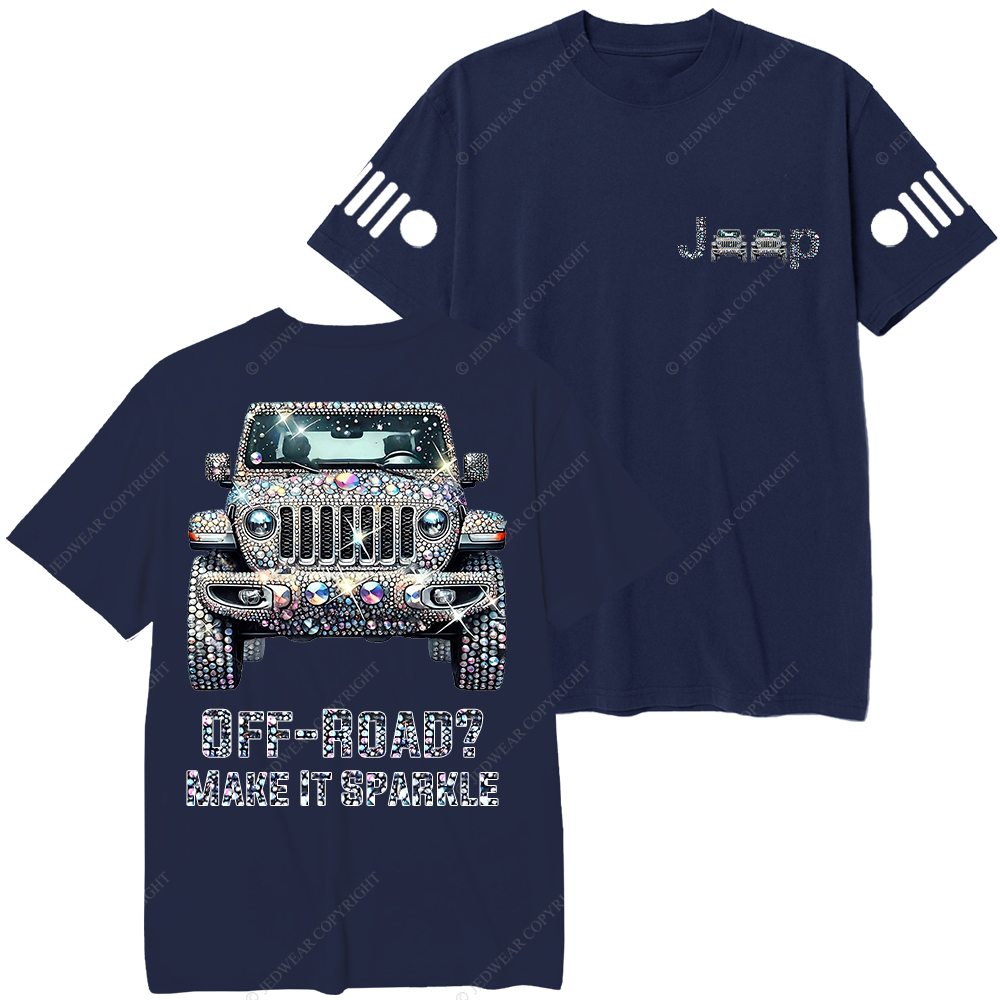 Bling Sparkle Rhinestone Car Glam Girl  Jp T-Shirt 