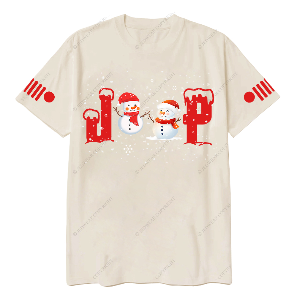 Merry Christmas Snowman Jp T-Shirt