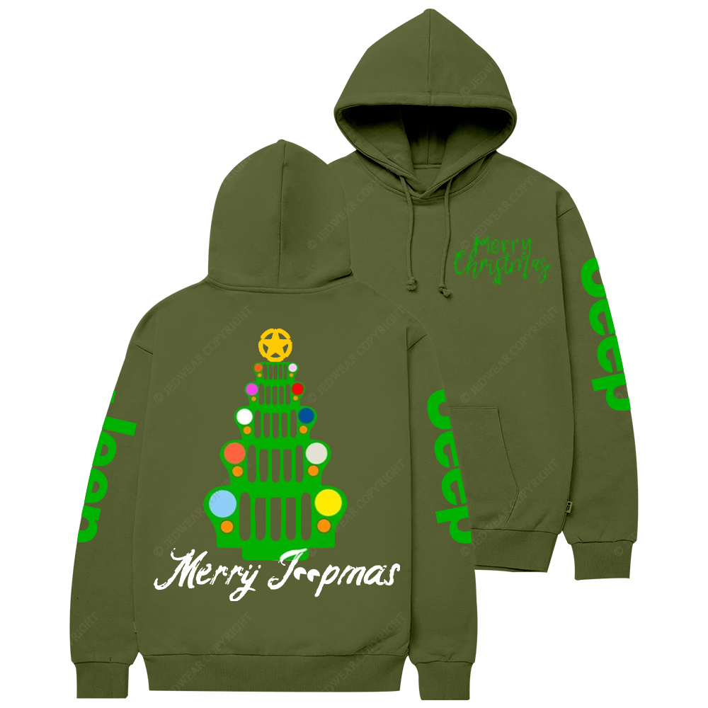 Merry Christmas Tree Jp Casual Hoodie