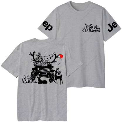 Christmas American Off Road 4x4 Car Jp T-Shirt