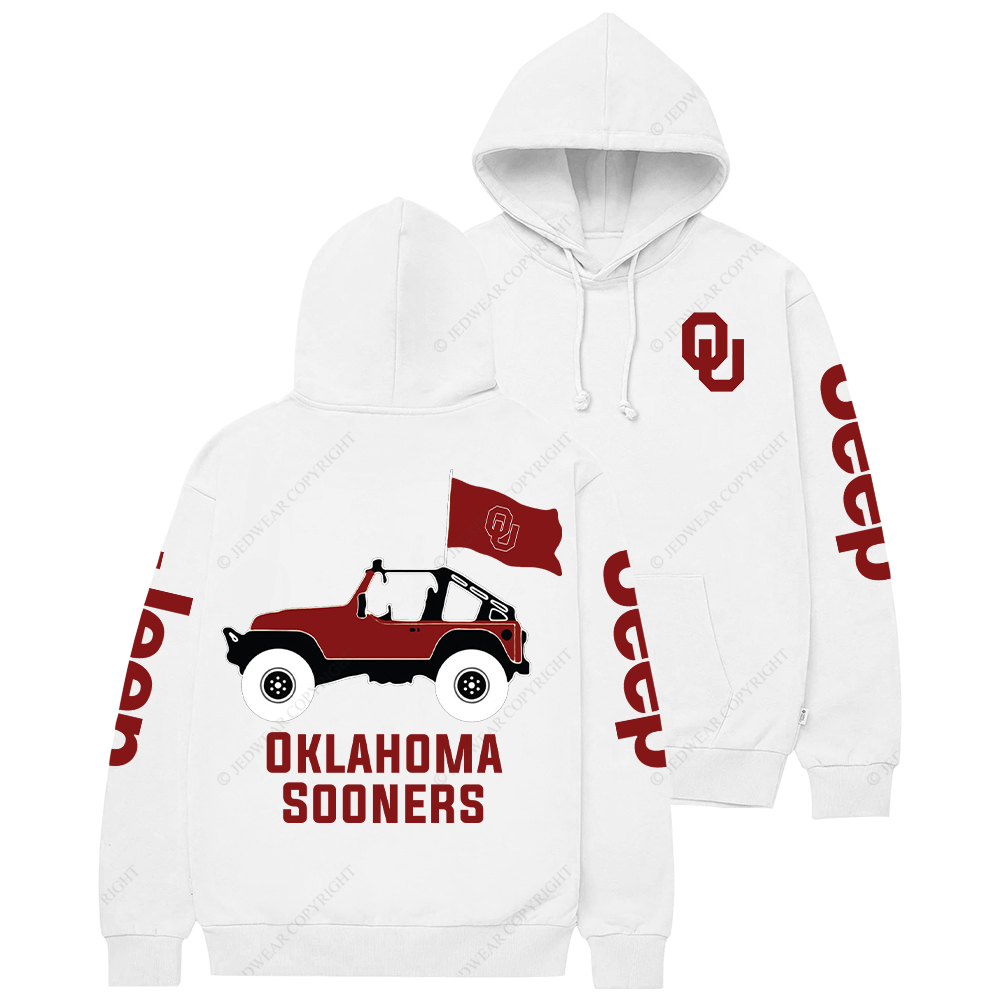 Oklahoma Sooners Football Jp Casual Hoodie