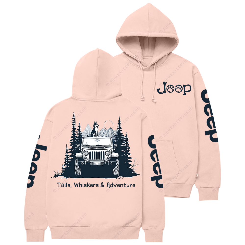 Tails Whiskers Adventure Jp Casual Hoodie