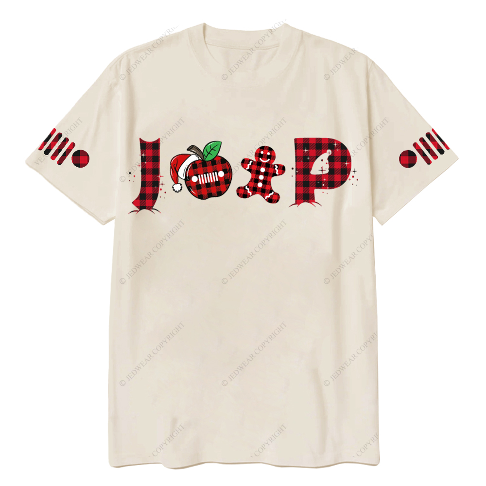 Merry Christmas Apple Gingerbread Man Jp T-Shirt