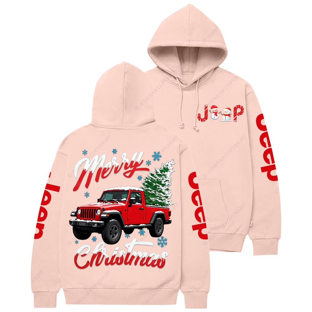Merry Christmas And Tree Jp Casual Hoodie