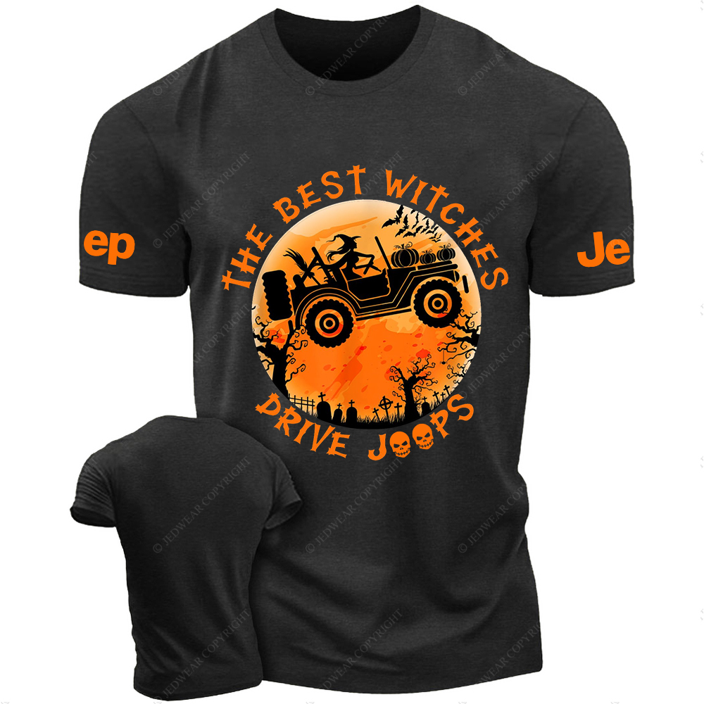 JP Halloween The Best Witches Drive Skull  Bat JP T-Shirt