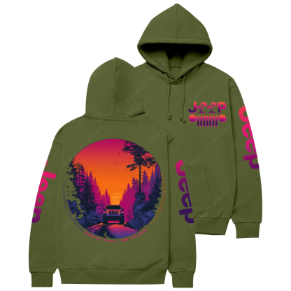 Sunsets Trails Keep Exploring Jp Casual Hoodie