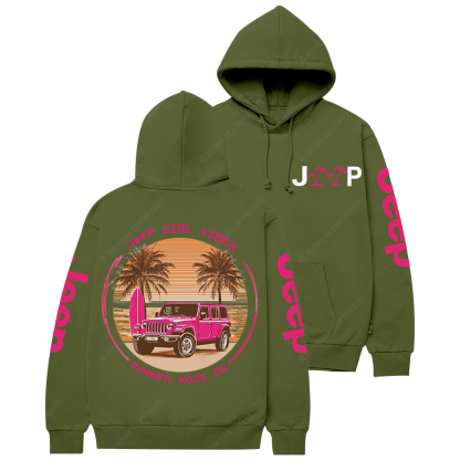 Car Girl Vibes Summer Mode On Jp Casual Hoodie