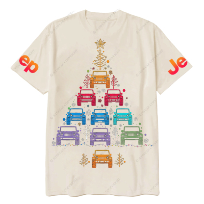 Colorful Lights Merry Christmas Jp T-Shirt