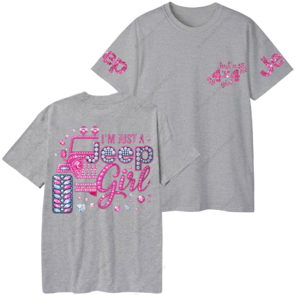 Rhinestone Pink Bling Car Jp T-Shirt