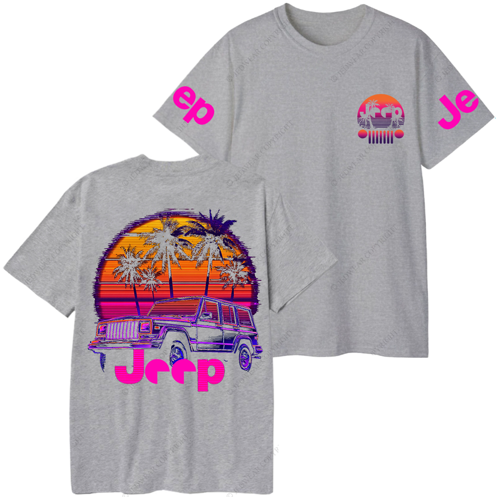 Palm Trees Beach Jp T-Shirt