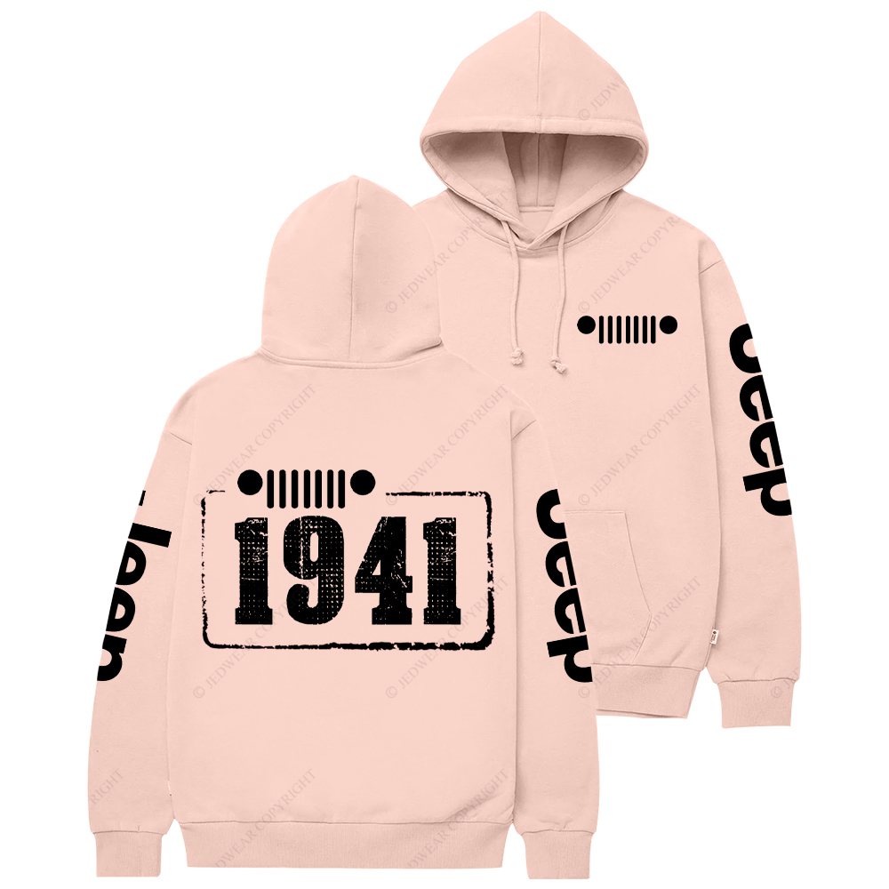 JP Created Times Since 1941 Vintage Style Jp Casual Hoodie