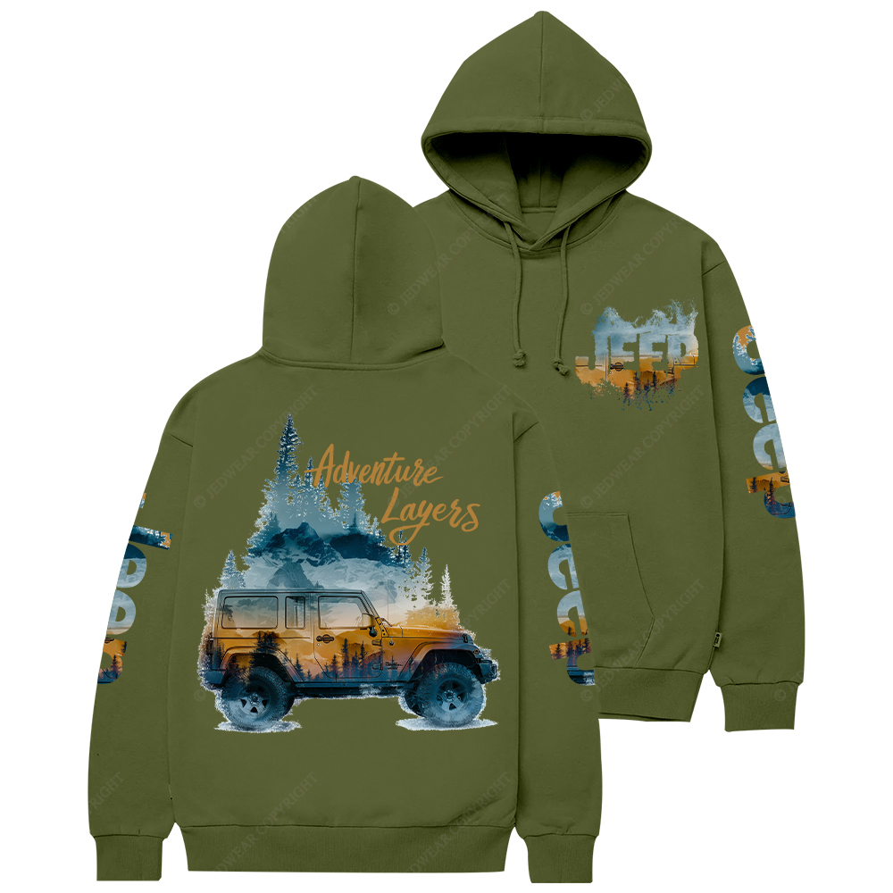 Adventure Layers Jp Casual Hoodie