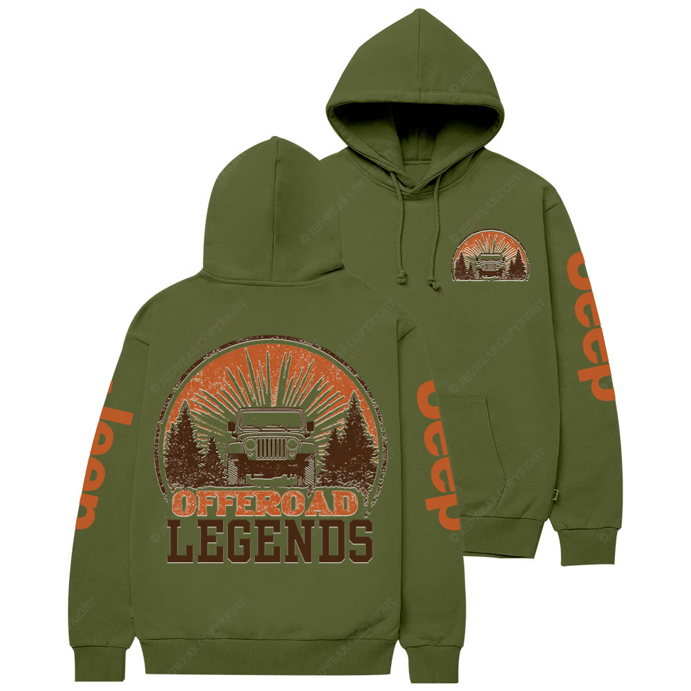 Off Road legends Jp Casual Hoodie