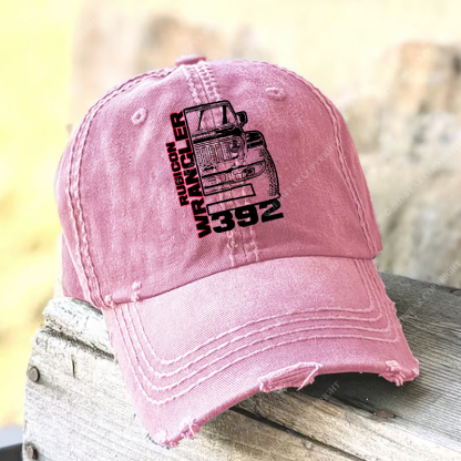Rubicon Wrangler 392 V8 Trail King Off-Road Muscle Icon Jp Baseball Cap
