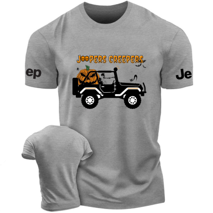 Jp Creepers Halloween Pumpkin Skull T-Shirt