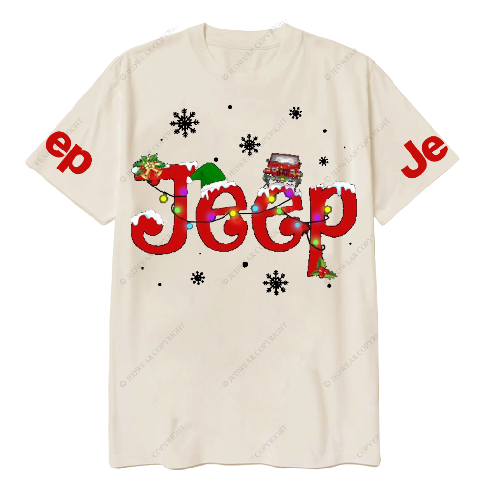 Funny Car Christmas Light Jp T-Shirt