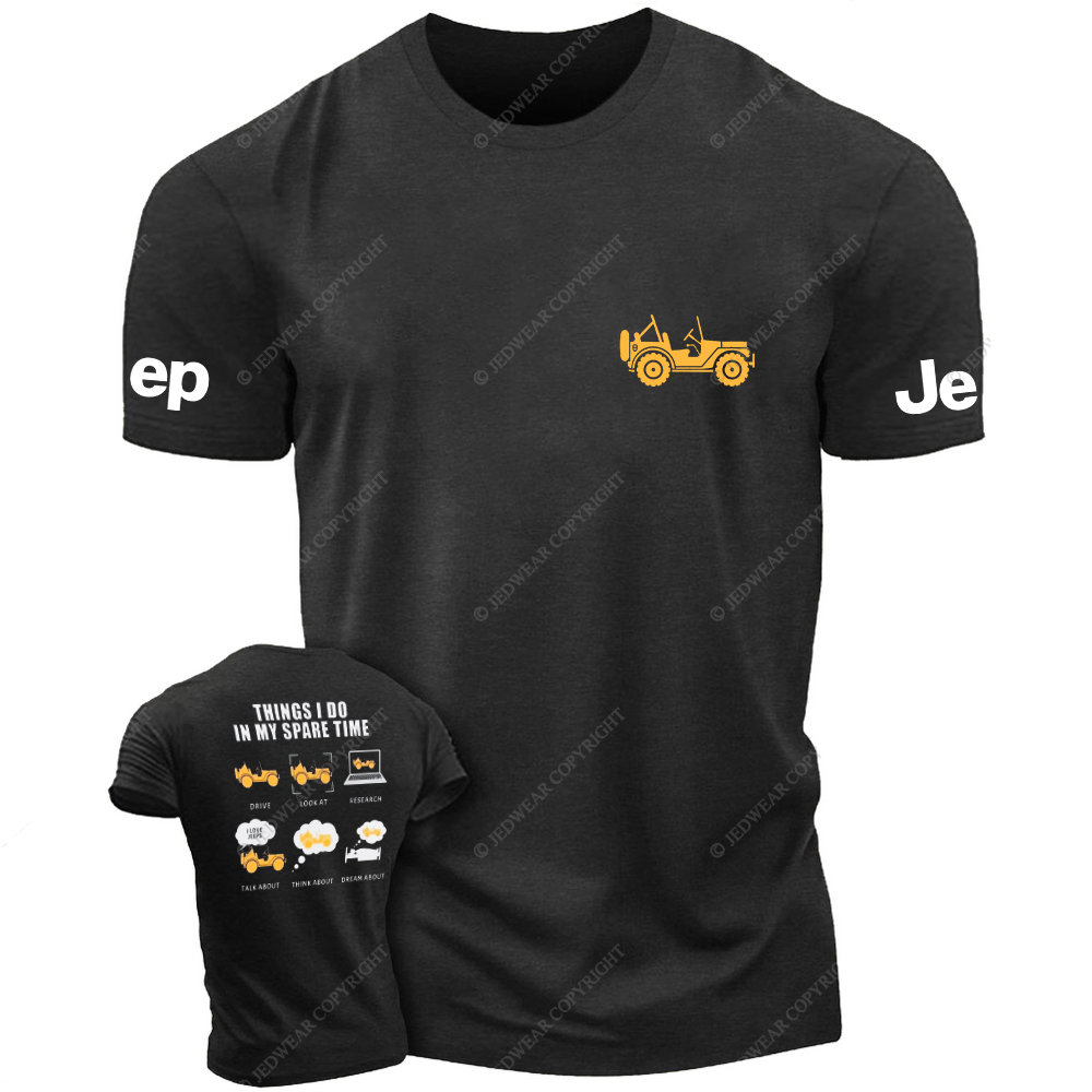 Jp Things I Do In My Spare Time Every Day T-Shirt