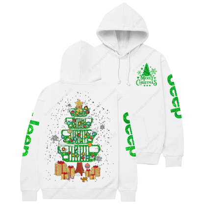 Pine Christmas Tree Jp Casual Hoodie