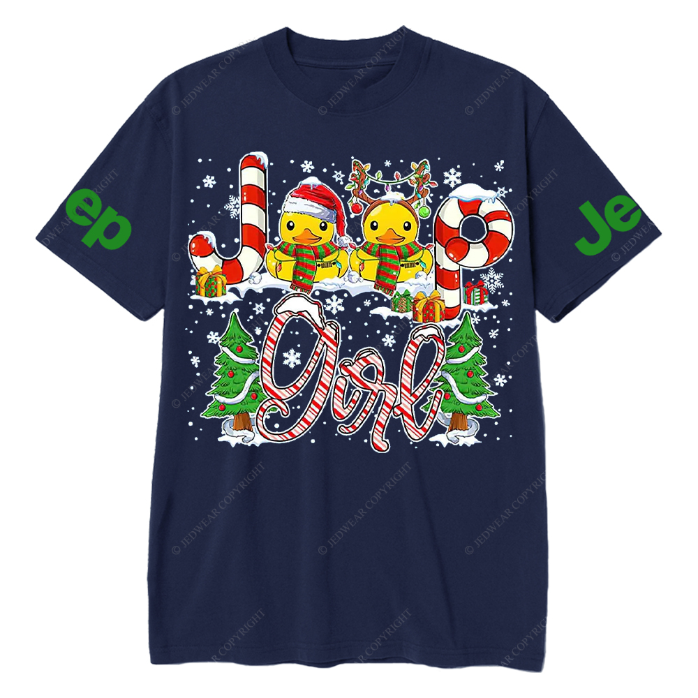 Duck Christmas Girl Jp T-Shirt